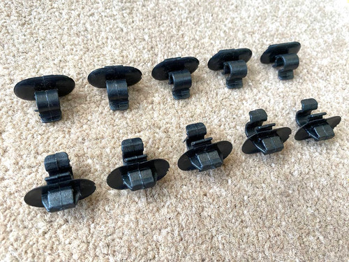 Mazda black bonnet - stay, holder