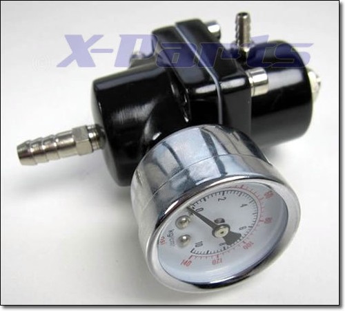 Fuel pressure regulator black - pressure,