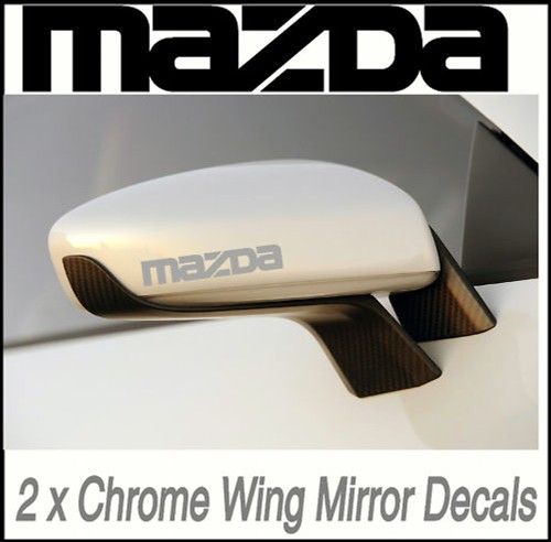 Mazda chrome wing mirror - wing,