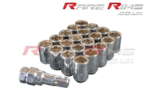 Chrome tuner wheel nuts 20 - nuts,