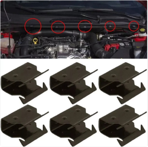 Fit mazda 6pcs cowl scuttle - 6pcs,