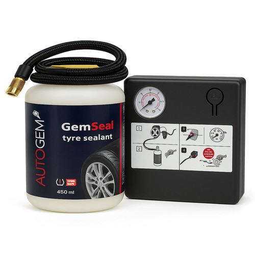 Emergency tyre repair kit - emergency,