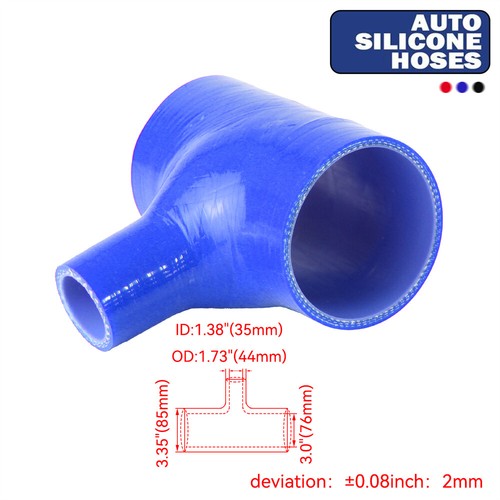 Silicone hose bend piece - t-piece, 3