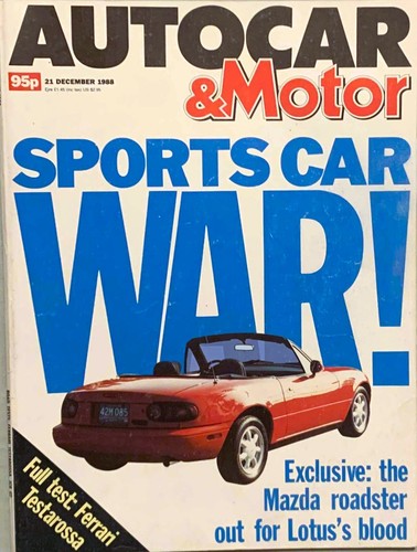 Autocar magazine dec - autocar, 21-dec-88