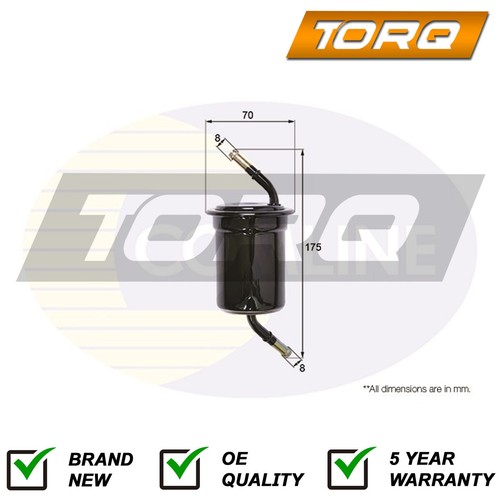 Fuel filter torq - torq, fits